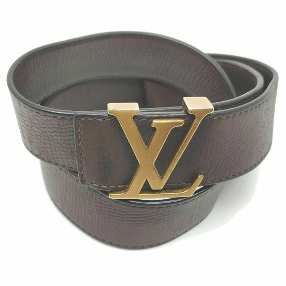 Louis Vuitton Accessories - Auth Louis Vuitton Ceinture Initiales Goldton Belt